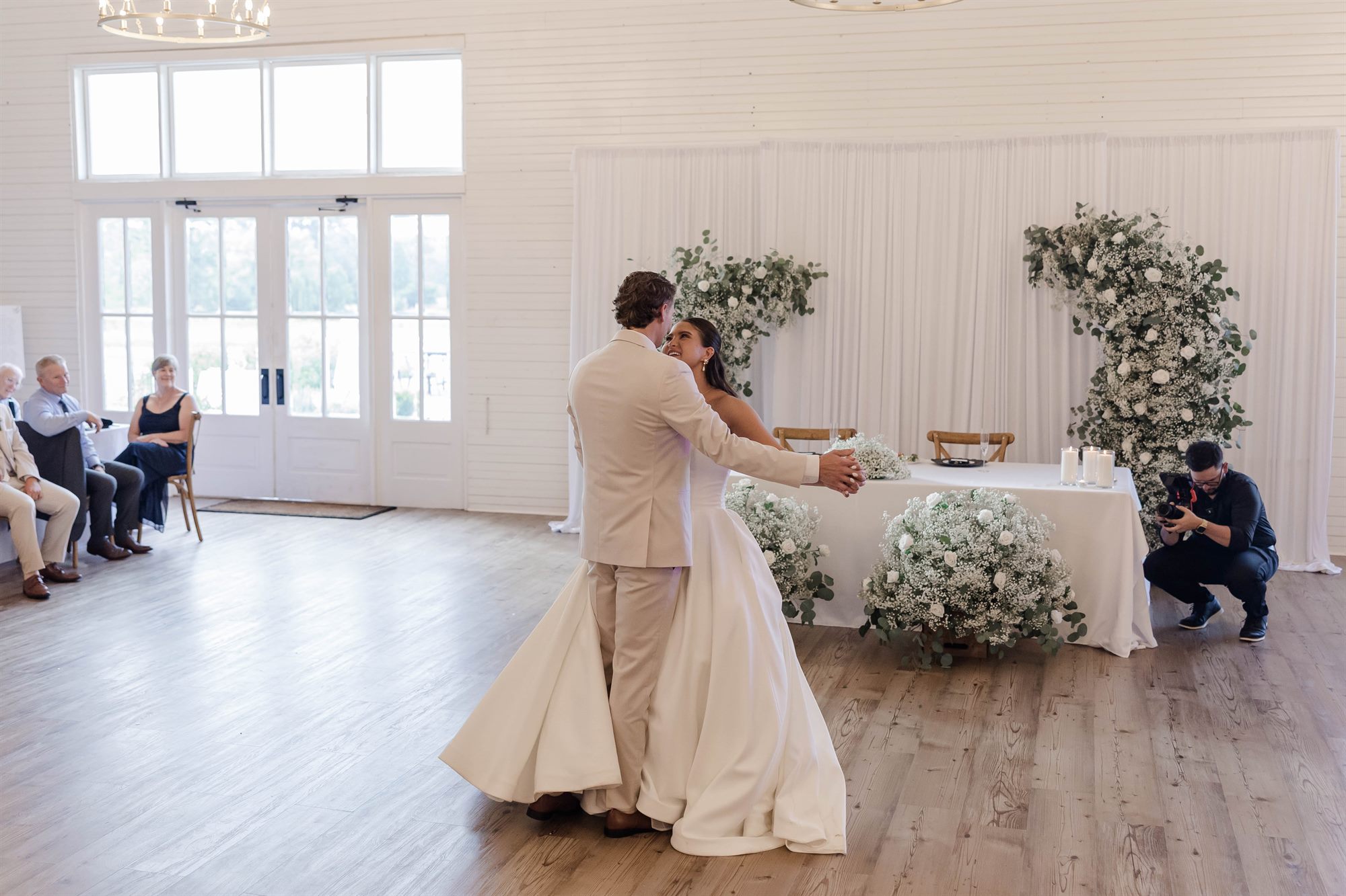 First dance in the South Paddock Winery