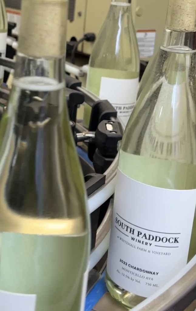 Bottles of South Paddock Chardonnay
